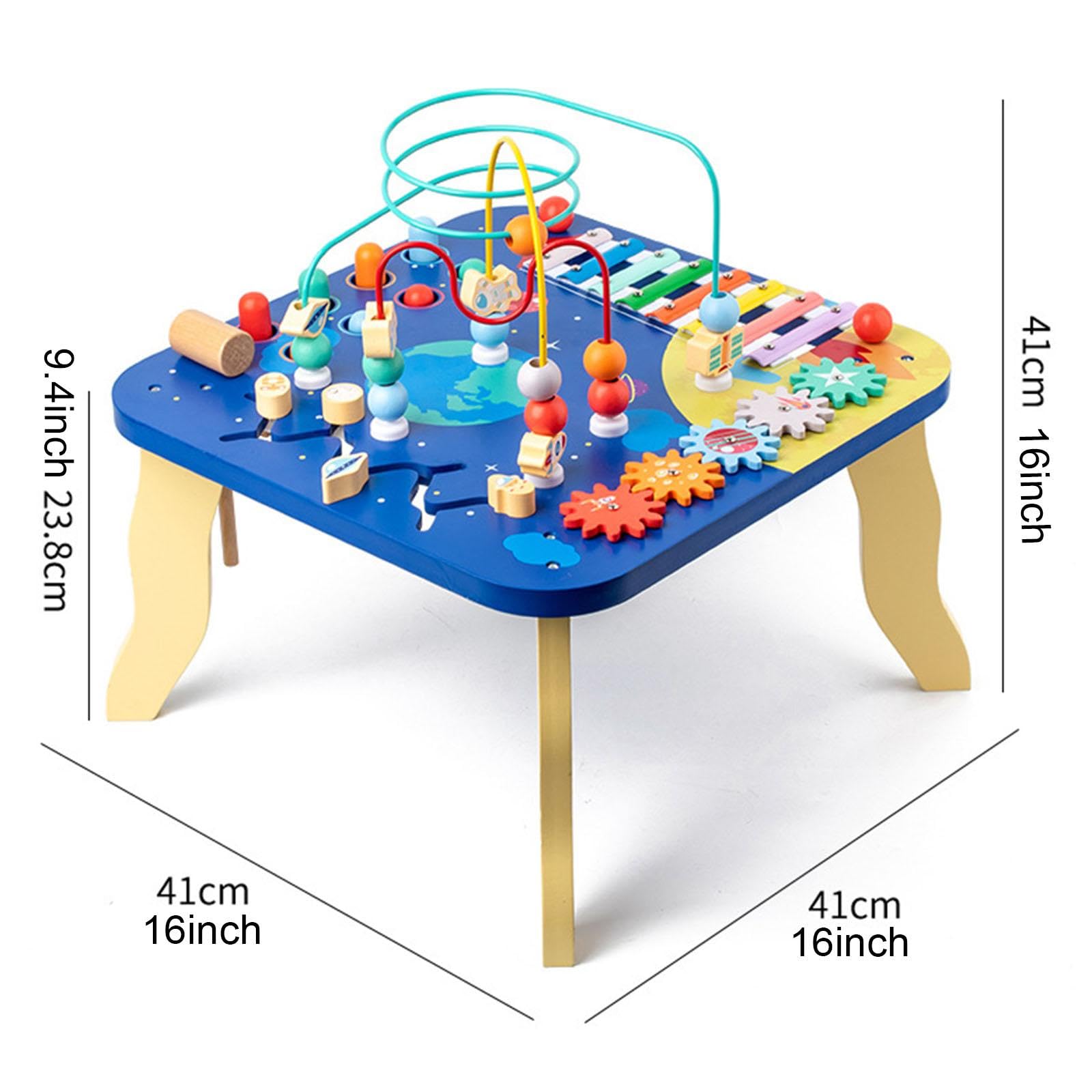Aktivitätstisch Aus Holz, Musik Xylophon Spielzeug für Kleinkinder Im Alter von 1 4 Jahren
