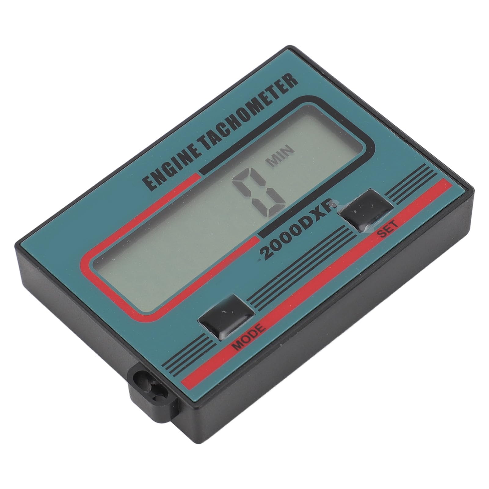 Tragbarer Digitaler Drehzahlmesser mit Induktionsimpuls für Rasenmäher-Kettensägen-Wartungsarbeiter – LCD-Display, 100–30.000 U/min – für Mechaniker und Heimwerker