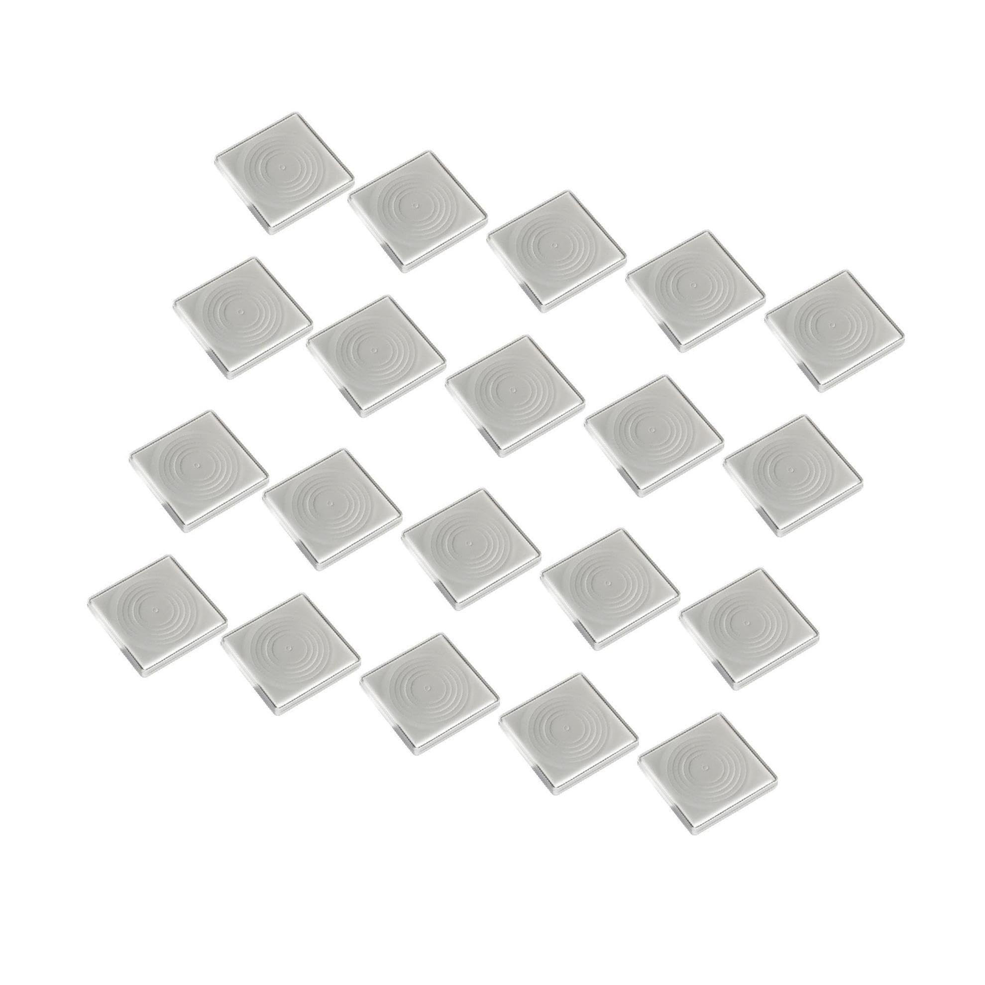 ALCXAZS Collecting Box Set of 20 Convenient and Sturdy 20pcs, Transparent, 18 23 28 33 38mm