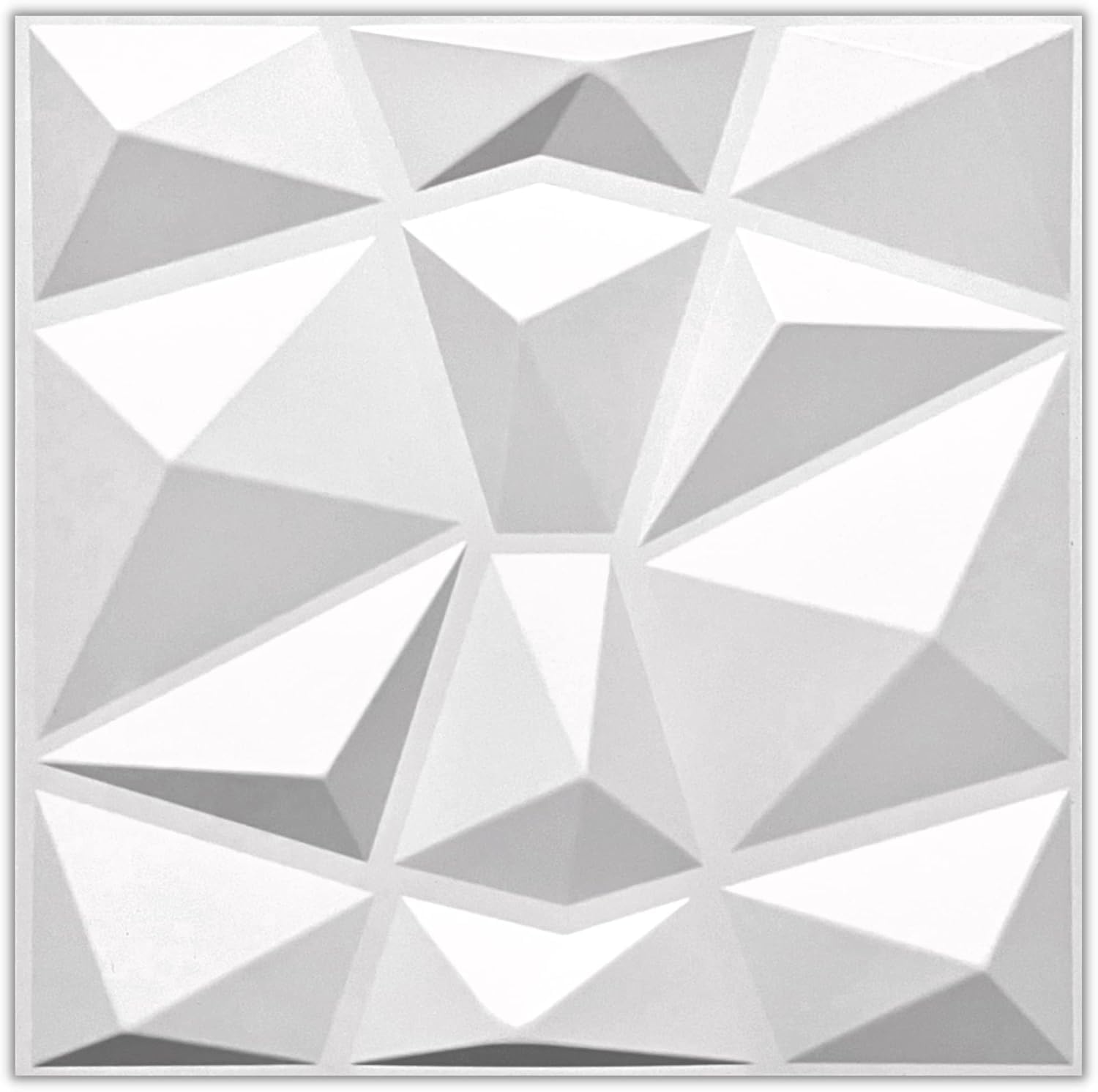Paneles 3D plástico PVC 5m²-20PCS Paneles de pared Sala de juego Techo de pared Óptica 3D Diamante 3D PVC — view 51