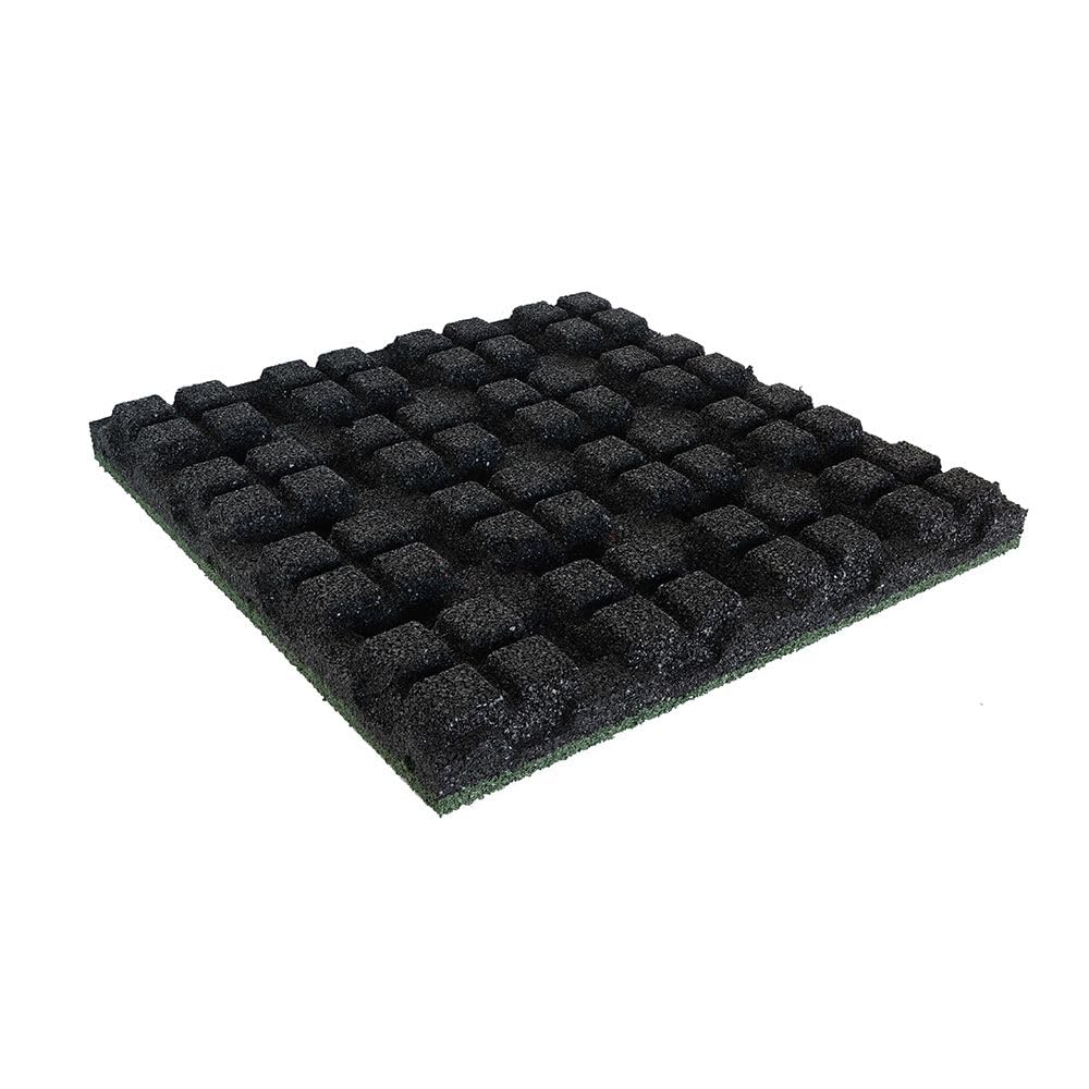 Vivol Tapis de Sol à Absorption des Chocs avec système d'emboîtement, 55 mm d'épaisseur - 50 x 50 cm, certifié TÜV