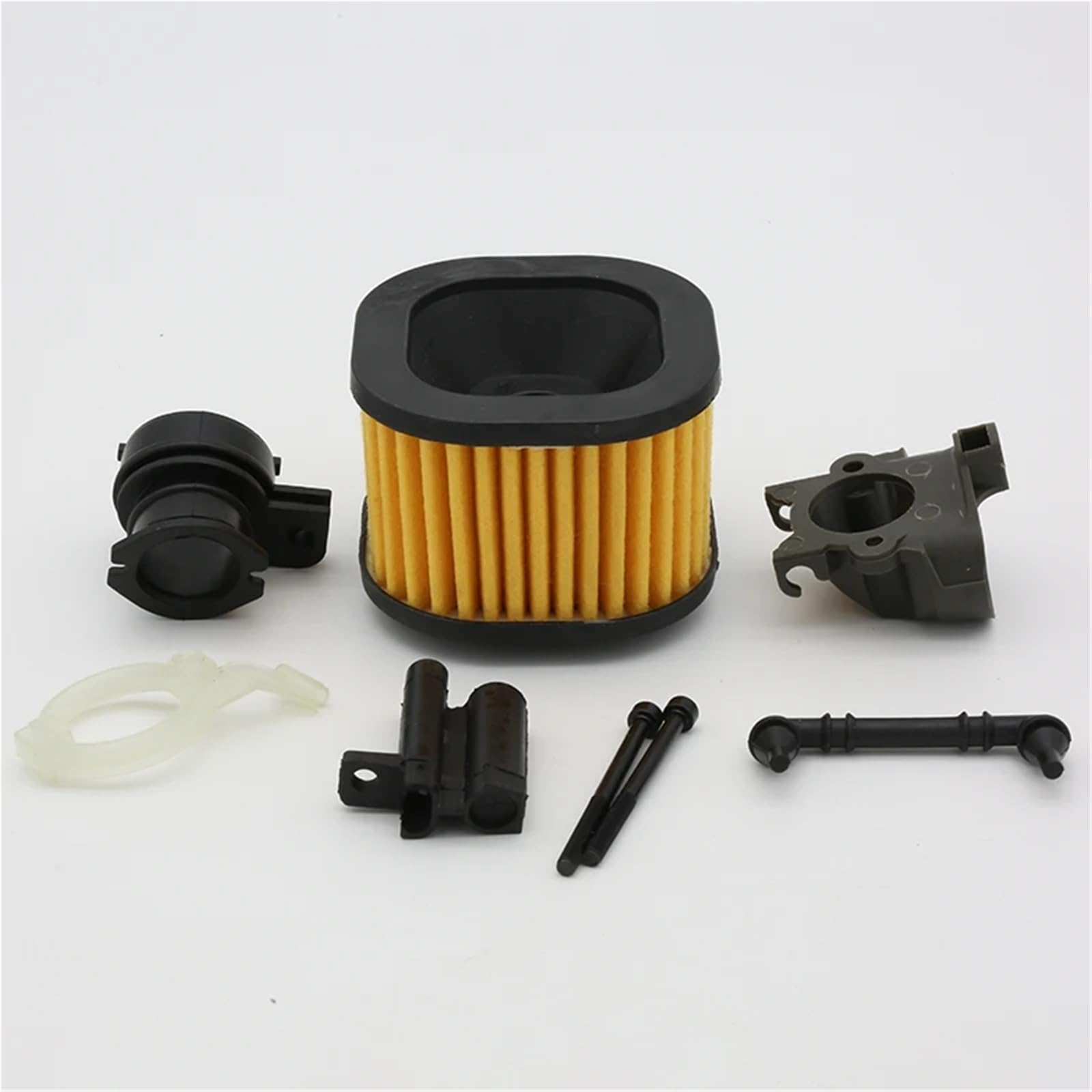 Kit de ojales for soporte de base de montaje de tubo de colector de admisión de filtro de aire, compatible con motosierra de gasolina H-u-s-q-v-a-r-n=A 371 y 372.