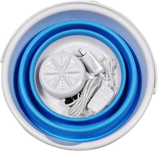 CALANDIS™ Foldable Washing Machine Rotating Ultrasonic Turbine Washer Clothes Cleaner | Washing Machines | Washers & Dryer...