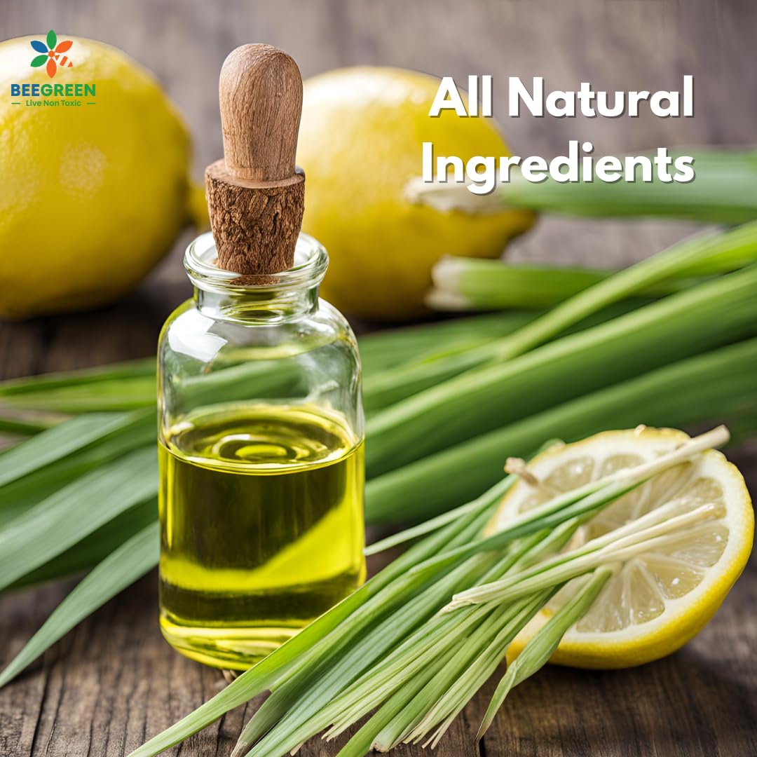 Beegreen Room Freshener Lemon Fresh- 5L, 100% Natural & Plant Based Ingredients, Lemongrass Fragrance, Essential Oils based, Irritant-Free, Chemical-Free for Home, Office & Hotel 1