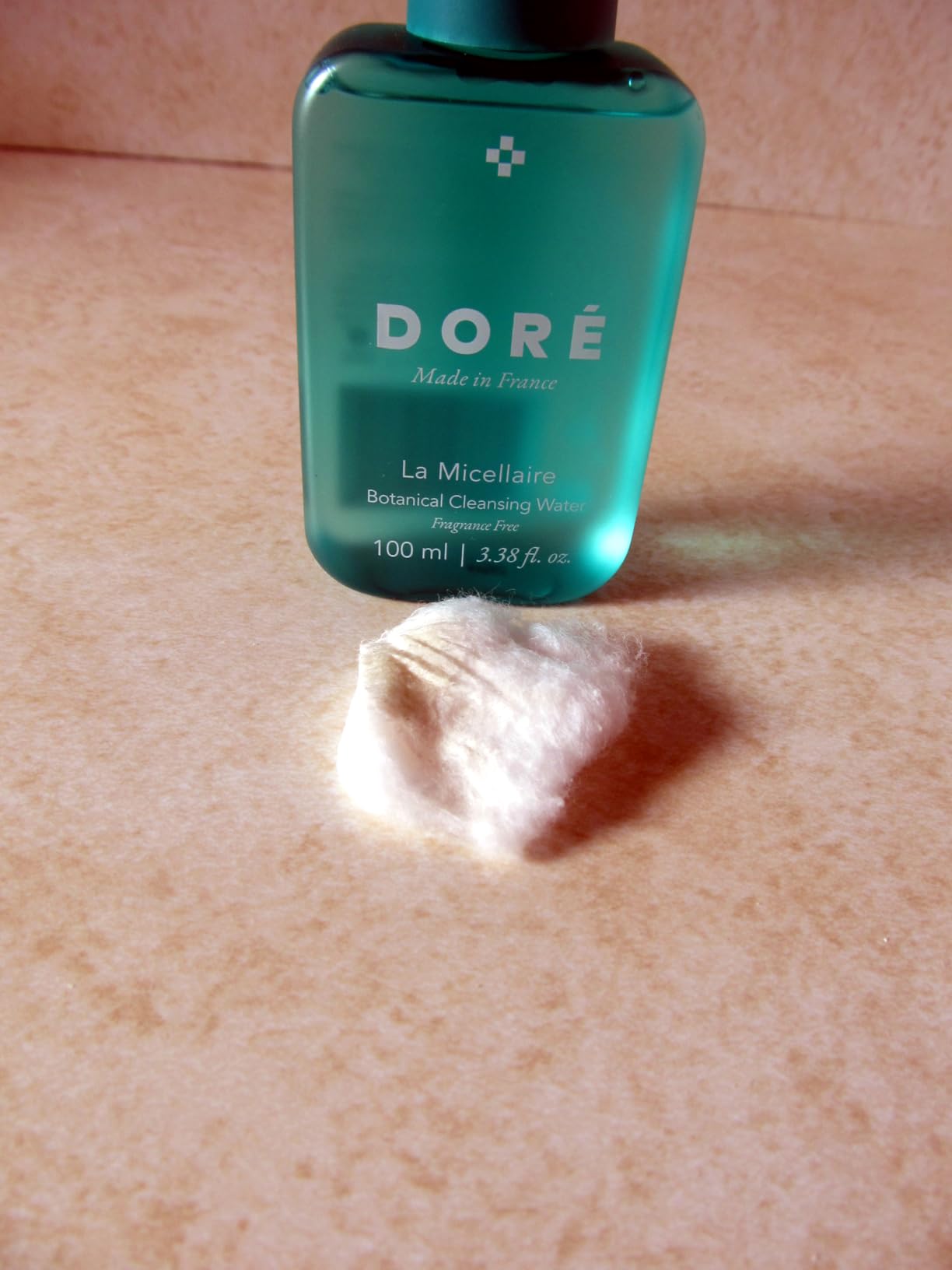 Doré La Micellaire Water Travel Size for Waterproof Makeup, Hydrating Facial Cleanser & Eye Makeup Remover, Suitable for Sensitive Skin, Removes Excess Oil and Dirt (3.4oz)