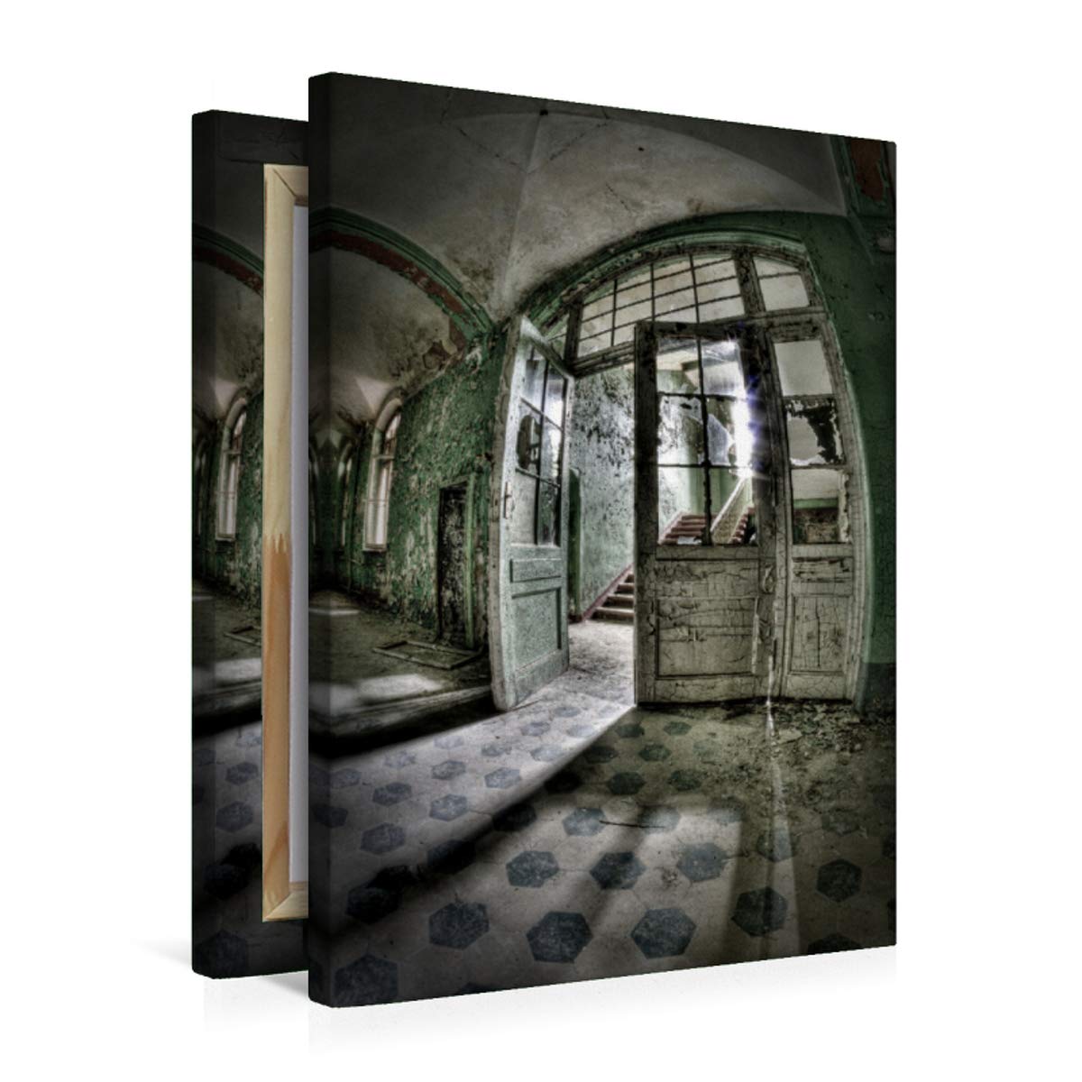 Premium Textil-Leinwand 50 x 75 cm Hoch-Format Lost Places Vergessene Orte | Wandbild, HD-Bild auf Keilrahmen, Fertigbild auf hochwertigem Vlies, Leinwanddruck von Stanislaw´s Photography