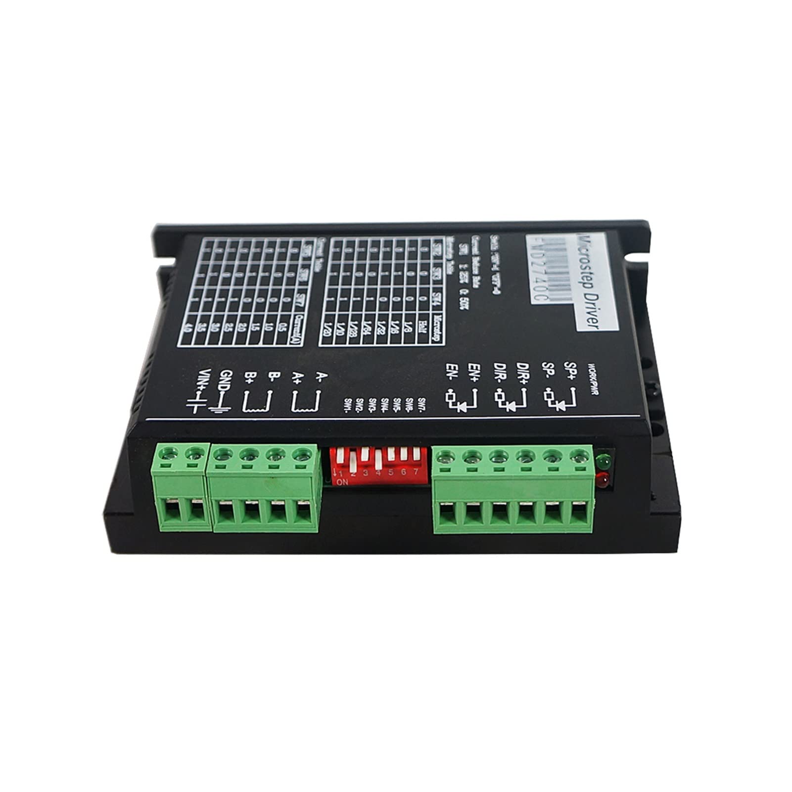 CNC Piezas Nuevo Diseño 2 Fase Stepper Motor Driver 4A128 Subdivision FMD2740C for el enrutador Automatización industrial