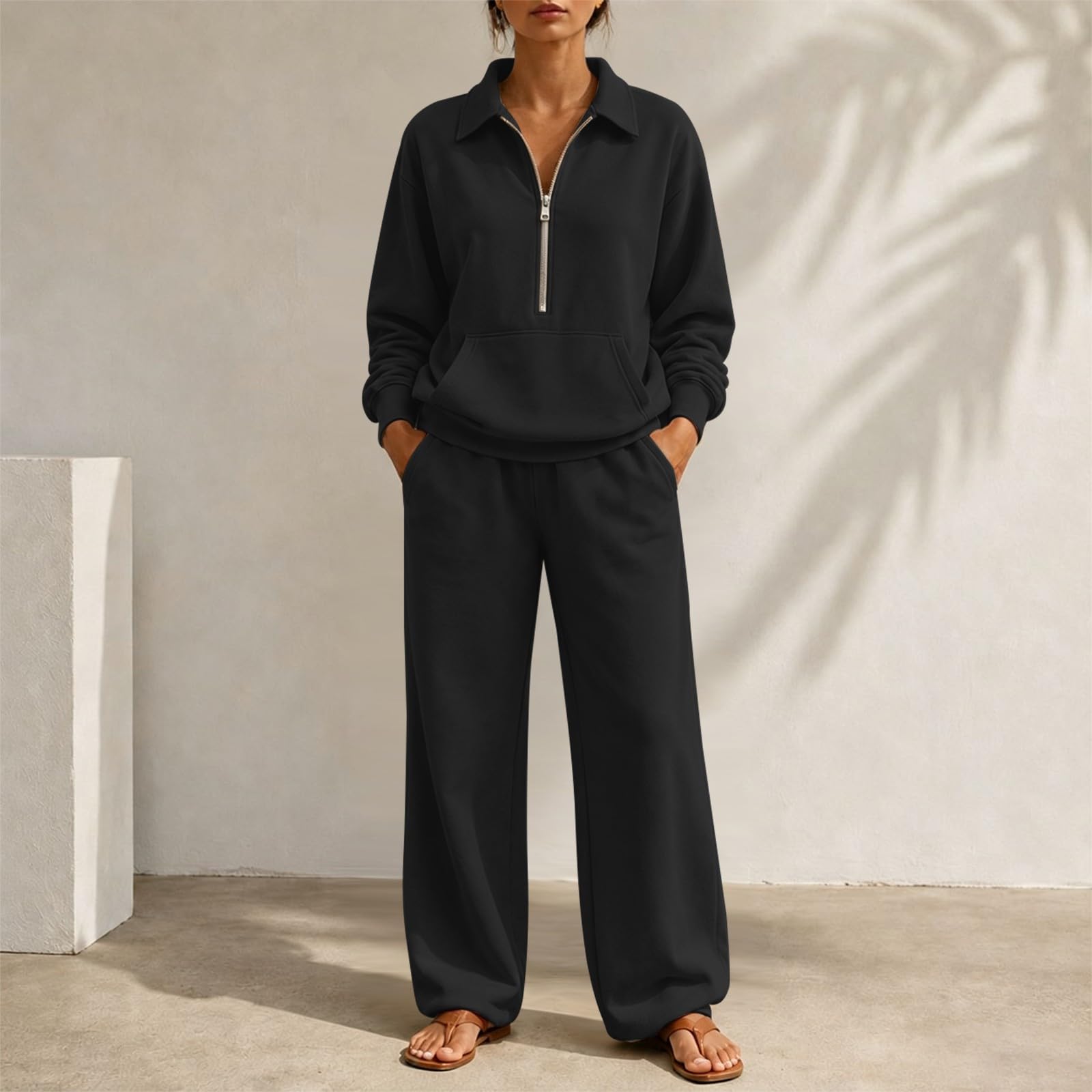 Sportanzug Damen Baumwoll Trainingsanzüge Oversize Sportbekleidung Homewear