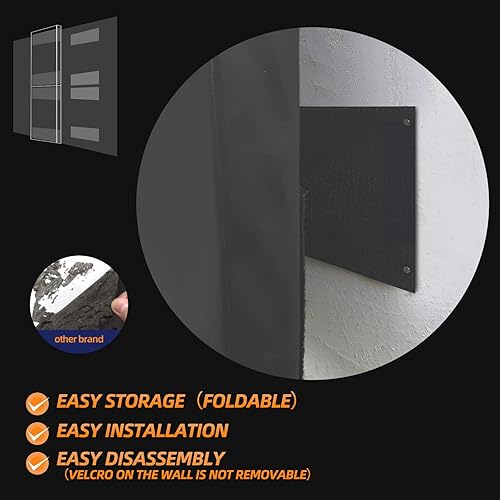 Miniatura 6 de PROGOAL Almohadillas de pared de espuma de 2 pulgadas de grosor protección de pared protectores de cancha de baloncesto para gimnasio acolchado de