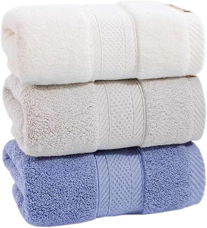 Wash Your face Towel Household Men Cotton Water Speed Dry Women Thick Hotel Bath Big(B 3PS)