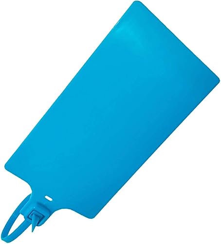 Sellos de seguridad de plástico azul grandes bridas en blanco impermeable etiquetas de plástico marcadores etiquetas de etiquetado grandes 100
