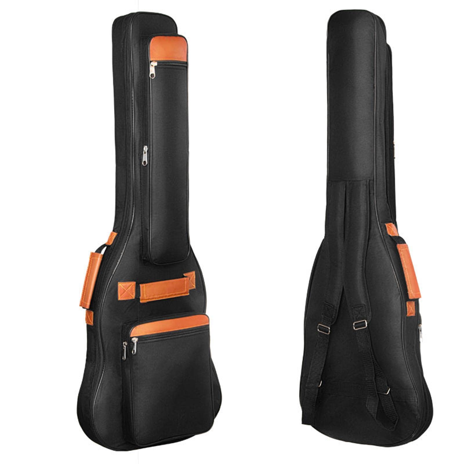 kowaku Sacs pour guitare électrique, sac à dos à double bandoulière réglable durable poussière avec grandes poches sac poussière pour guitare pour, GUITARE