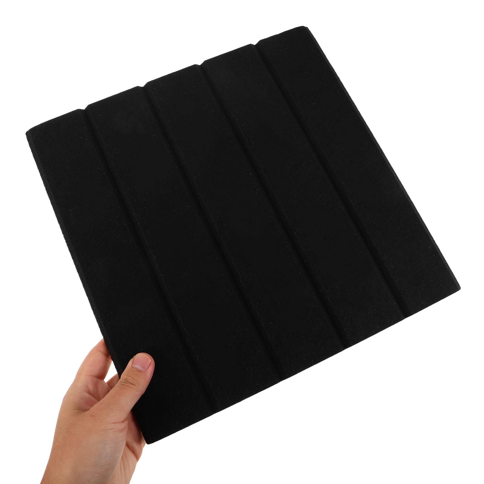12 Piezas Paneles Acústicos Autoadhesivos para Pared Absorción Sonora Vertical Reducción de Ruido para Oficinas y Salas de Conferencias