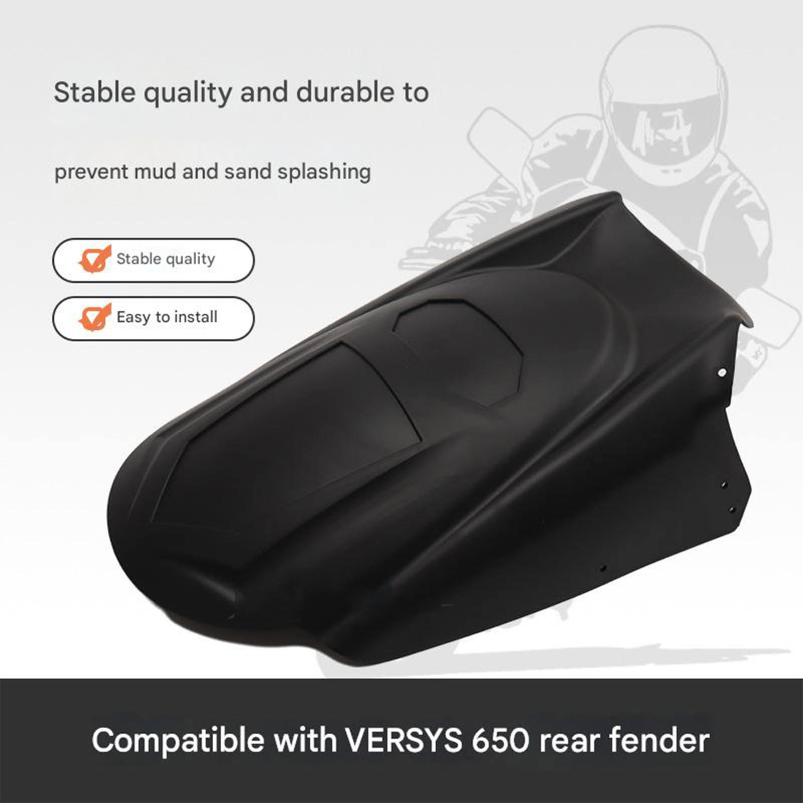 Permanenter ABS Motorradschutz für 650 Twothousandseven 2025-Modelle, verstärkte Sicherheit, einfache Installation