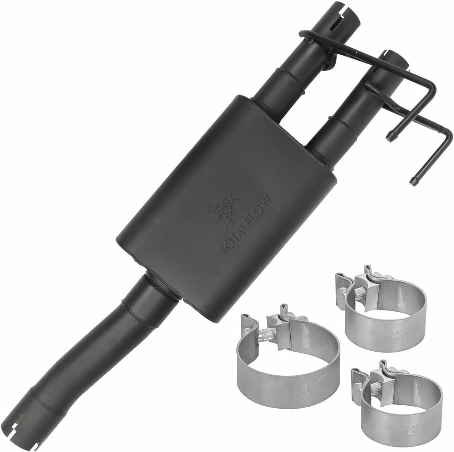 TOTALFLOW 415633 Black 2Chamber Muffler 0918 1500 Direct Fit Exhaust 20092018