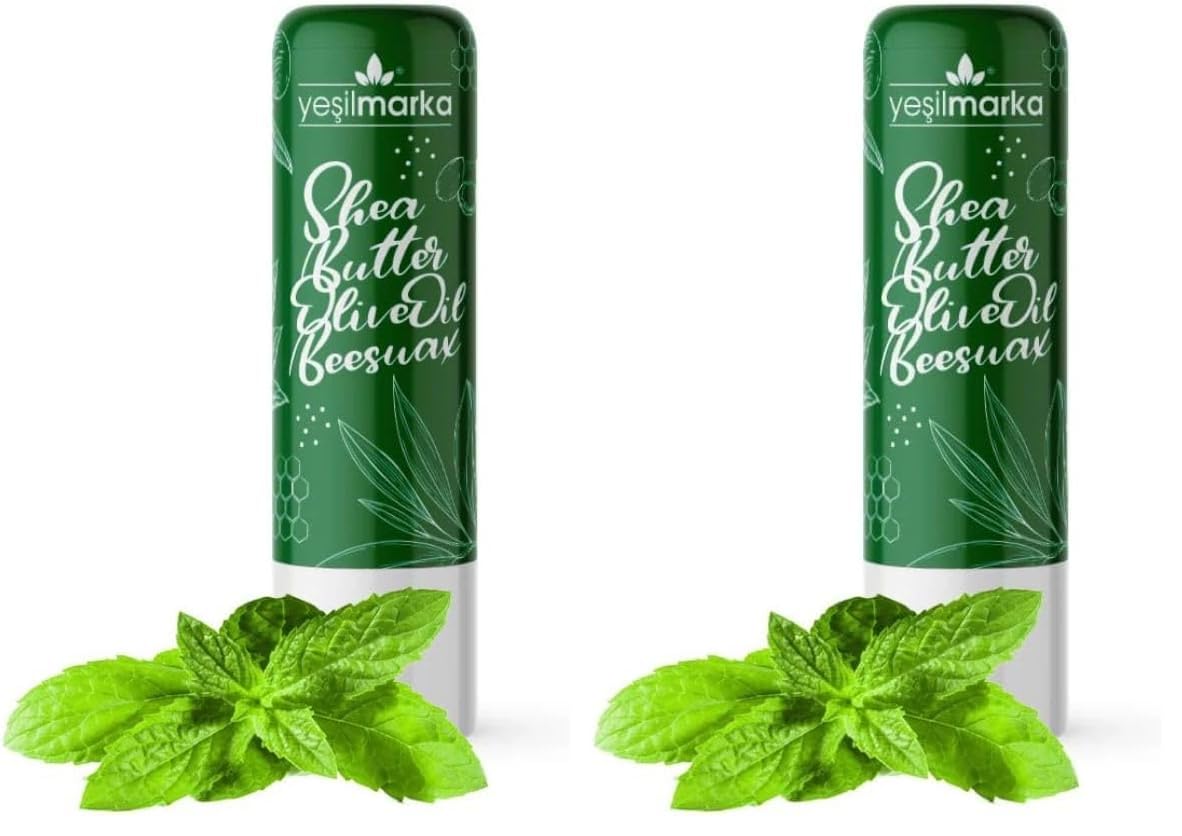 Yeşilmarka Natural Lipbalm - Mint Dudak Balmı 2li paket