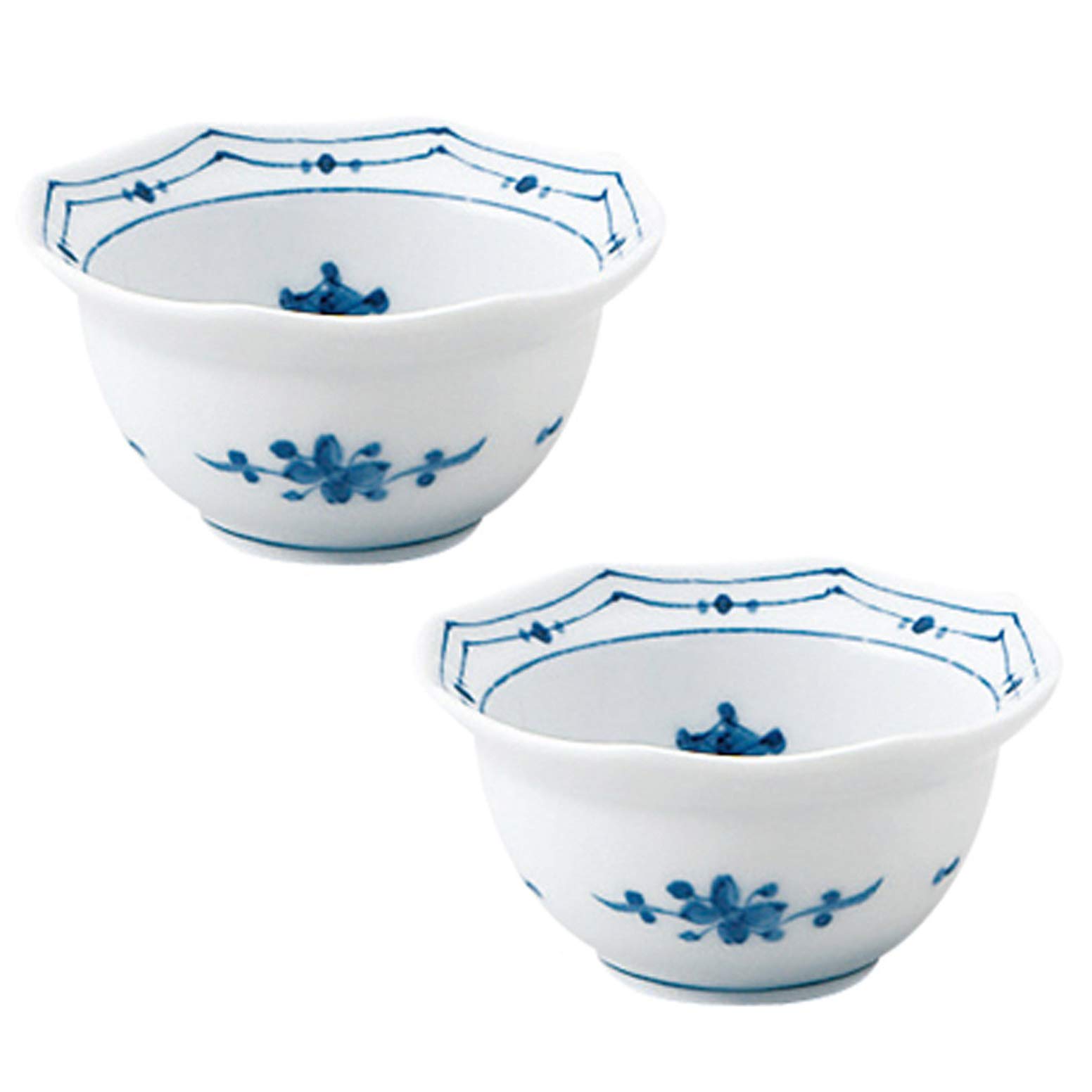 Amazon.co.jp: みのる陶器(Minorutouki) 小鉢 高麗草花 直径8.5cm 八角 