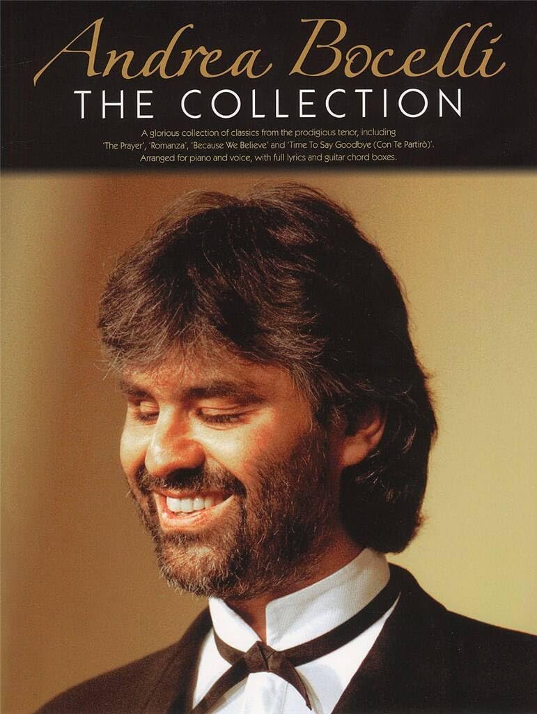 Andrea Bocelli The Collection partitions claires piano voix guitare sans erreur