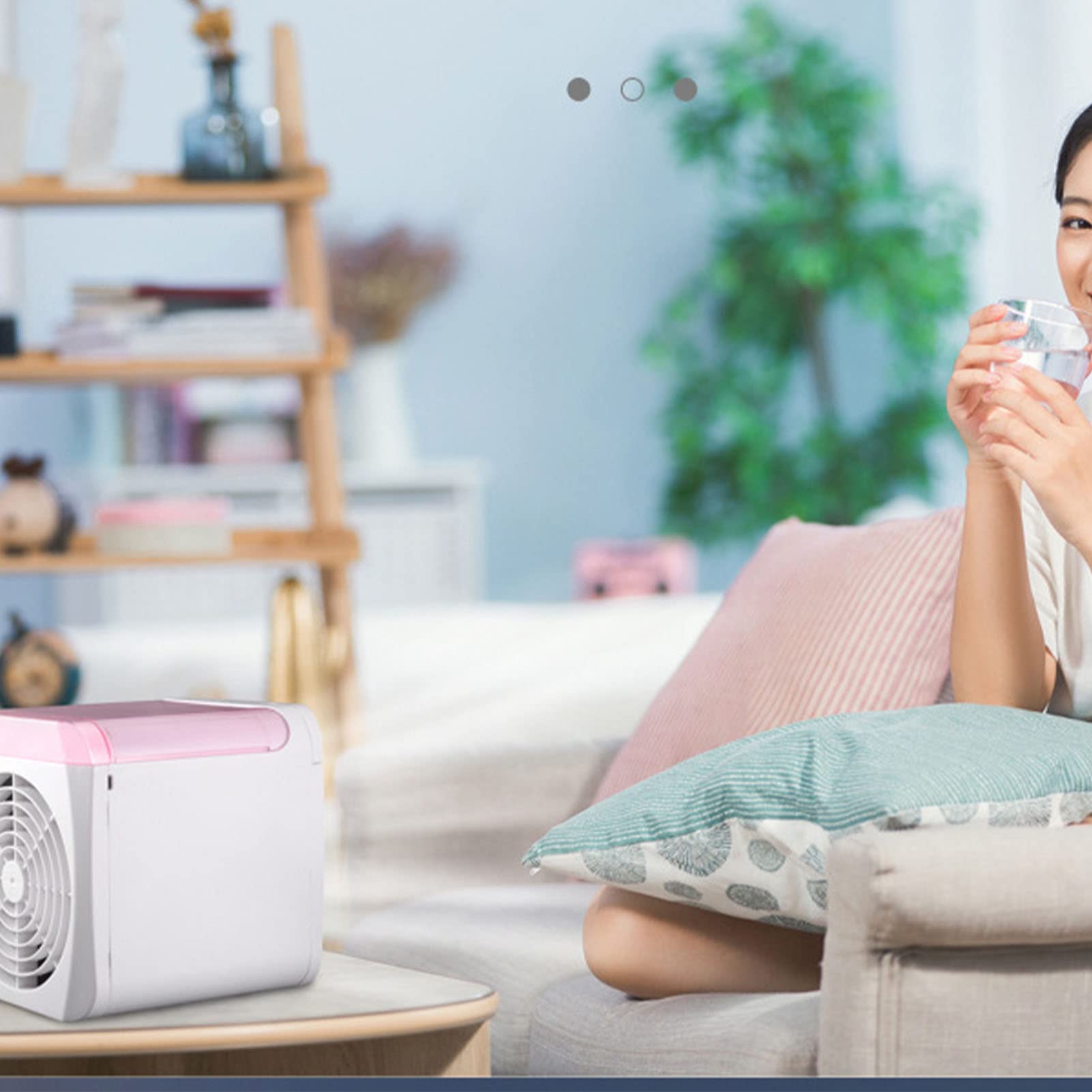 HOOPOOCOLOR Draagbare Airconditioningventilator, Persoonlijke