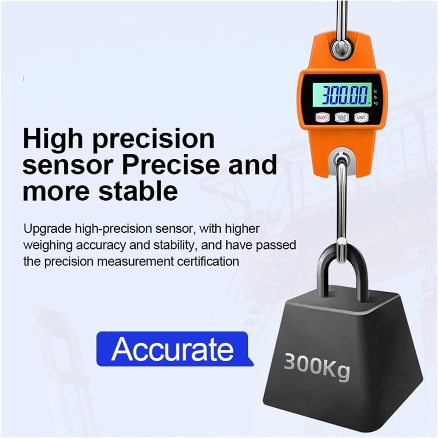 Luggage Scale, Digital Fish Scale, Electronic Pocket Hook Scales with Backlight for Travel Family Shopping Fishing and Other Outdoor Activities