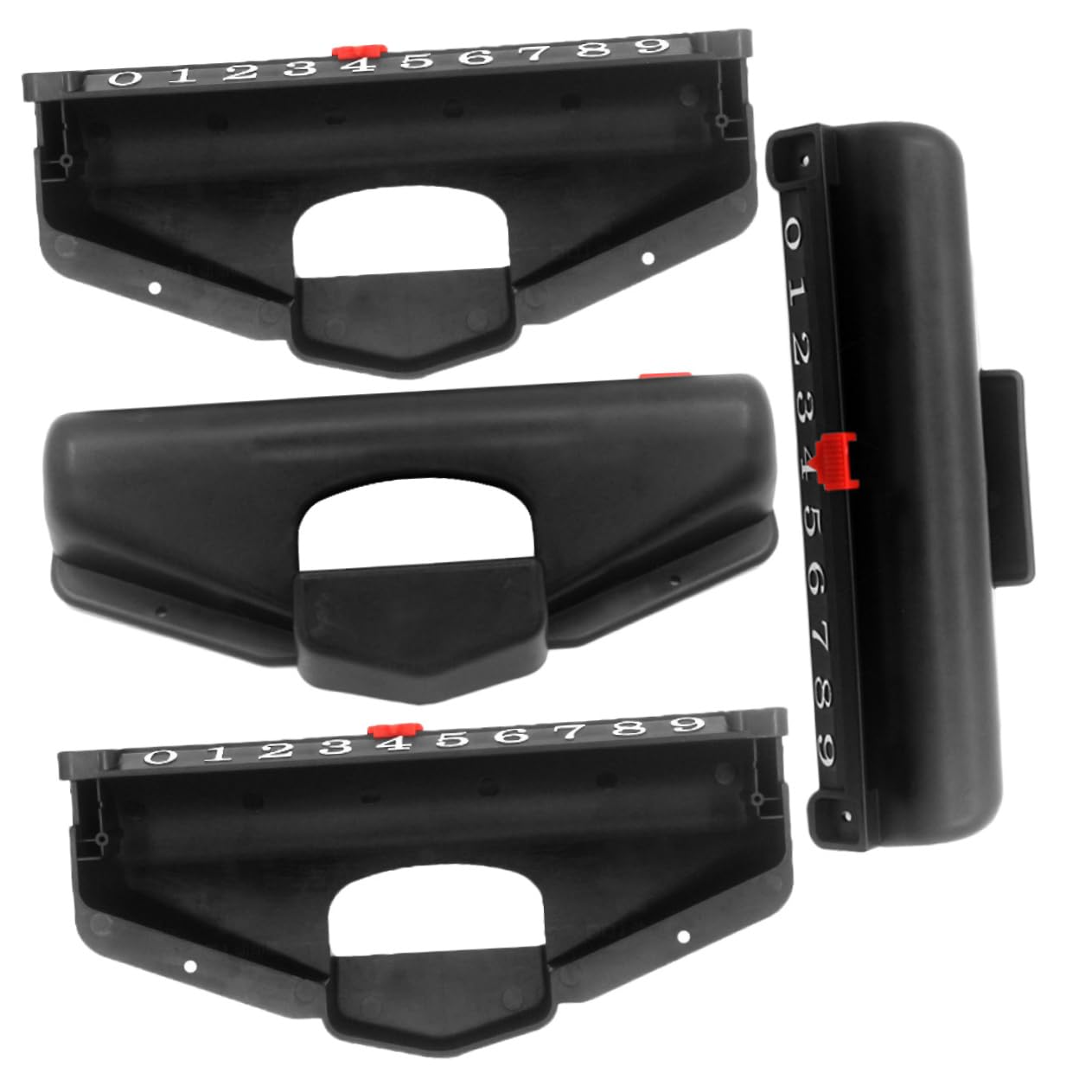 GOOHOCHY 4Pcs Table Hockey Scorekeeper Units Durable Scoring Holders for Air Hockey Games for Parties and Game Rooms Easy to Use Scoring Boxes