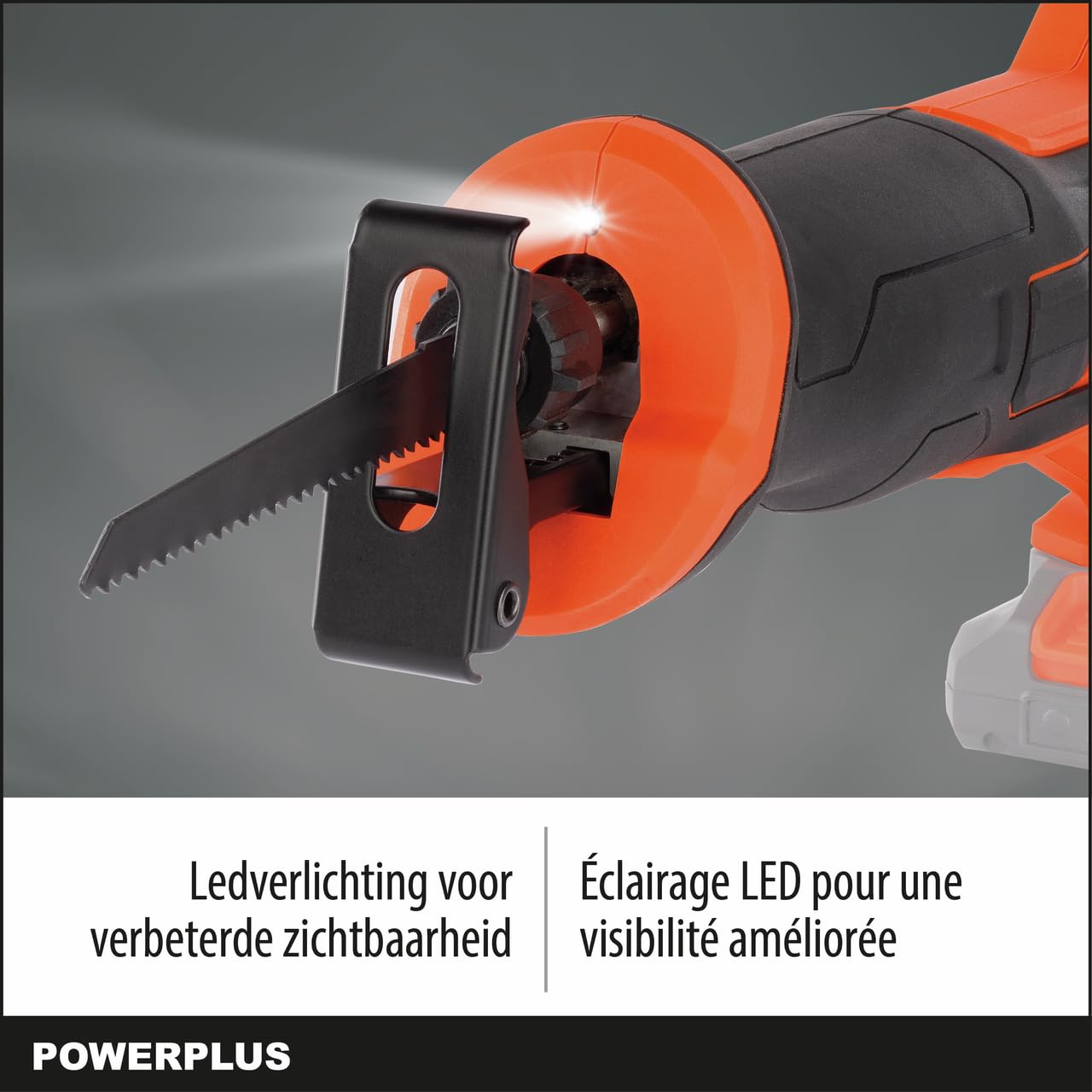 POWERPLUS POWDP25100 - Sierra de sable de 20 V, excl. batería y cargador