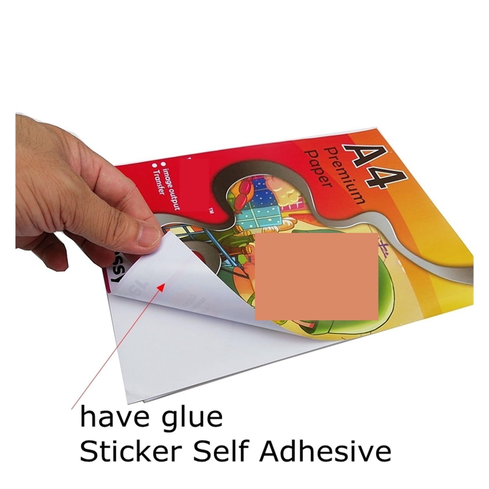 DAVBIR Foglio di etichette autoadesive complete 8,2 x 11,7 pollici Adesivi Confezione di carta Etichetta di spedizione e restituzione, Decorazione, Progetto artigianale perfection (Color : A4 30sheet