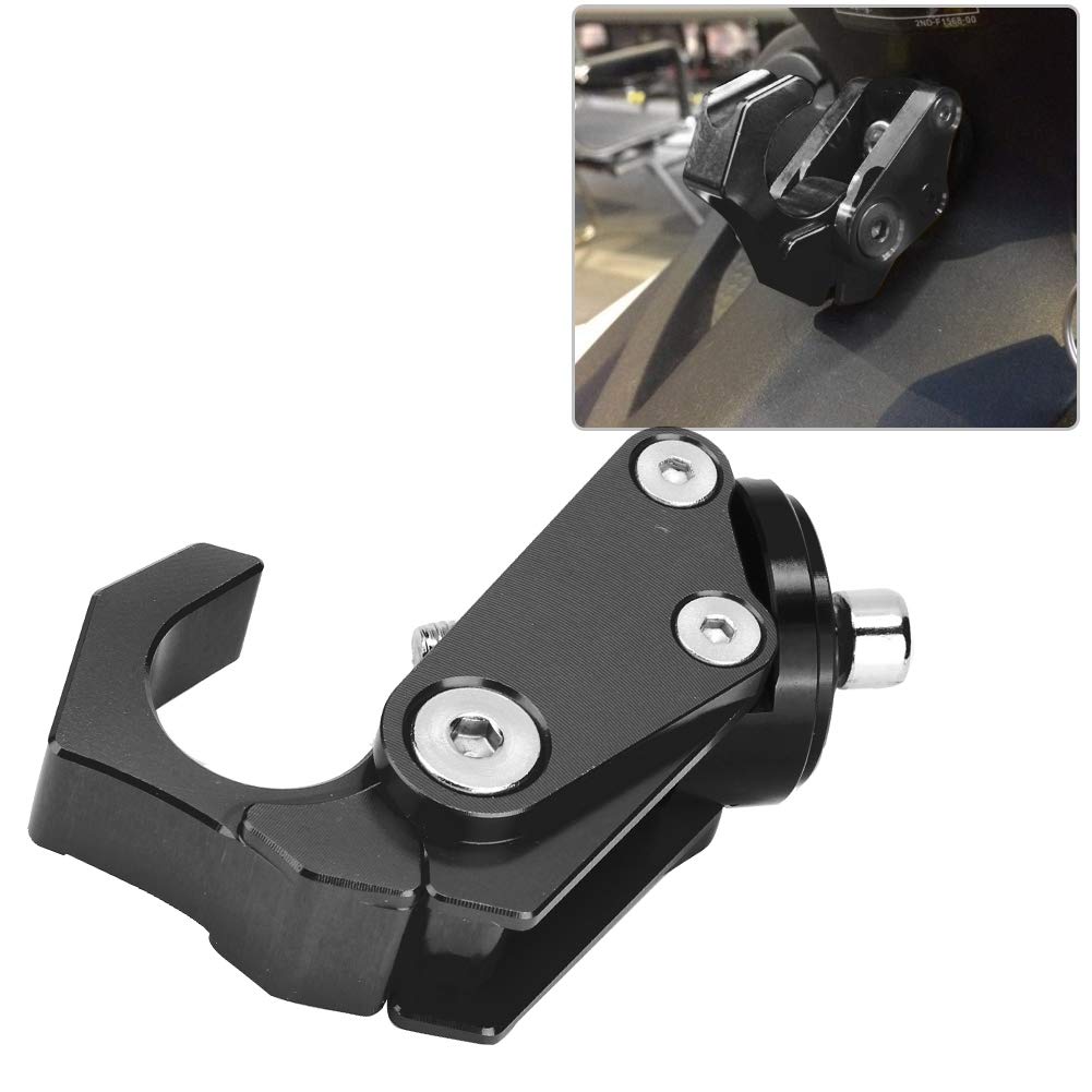 Gancio Anteriore Per Moto In Lega Di Alluminio – Leggero E Robusto, Per SH125/150 E SHmode125, Fissaggio Sicuro Del Carico, Design Elegante (Rosso, Blu, Nero, Argento)