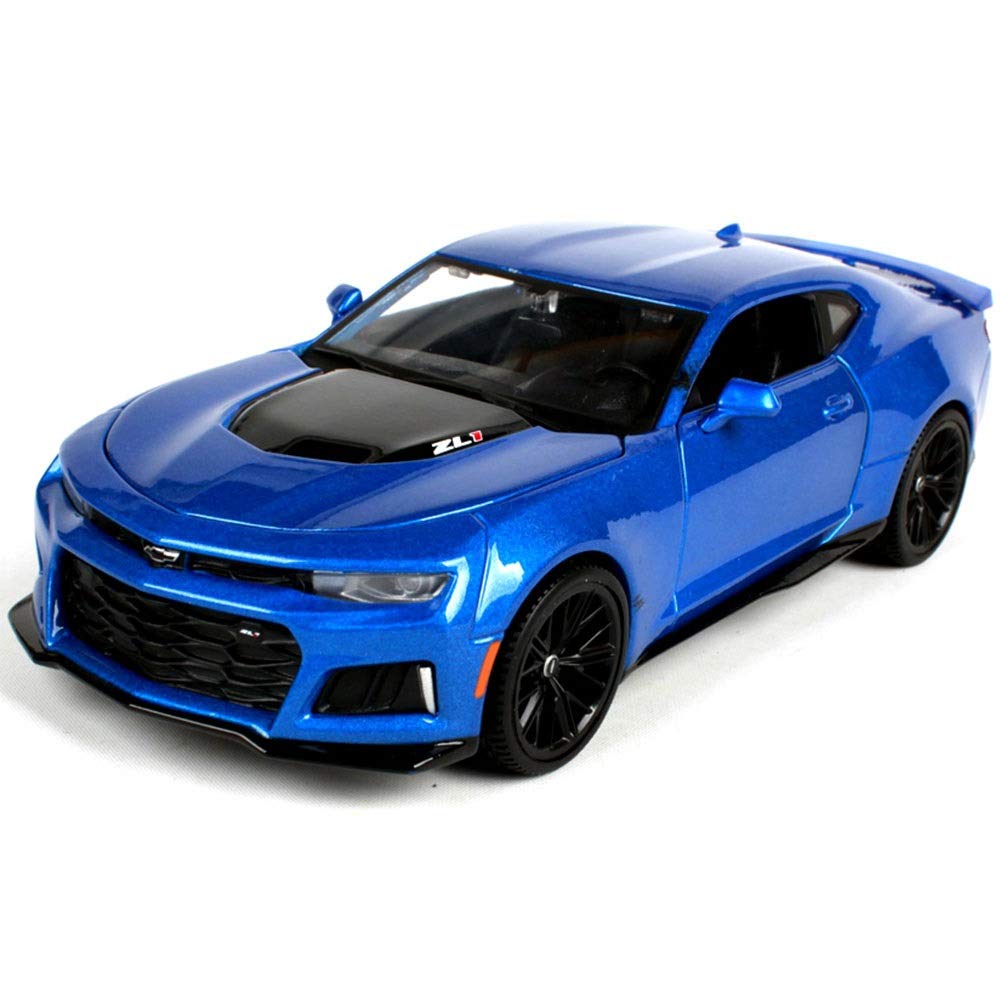 XIAORAN 2017 Camaro ZL1 Car Model, 1:24 Static Simulation Alloy Die-Casting Car Kit, Living Room Dec