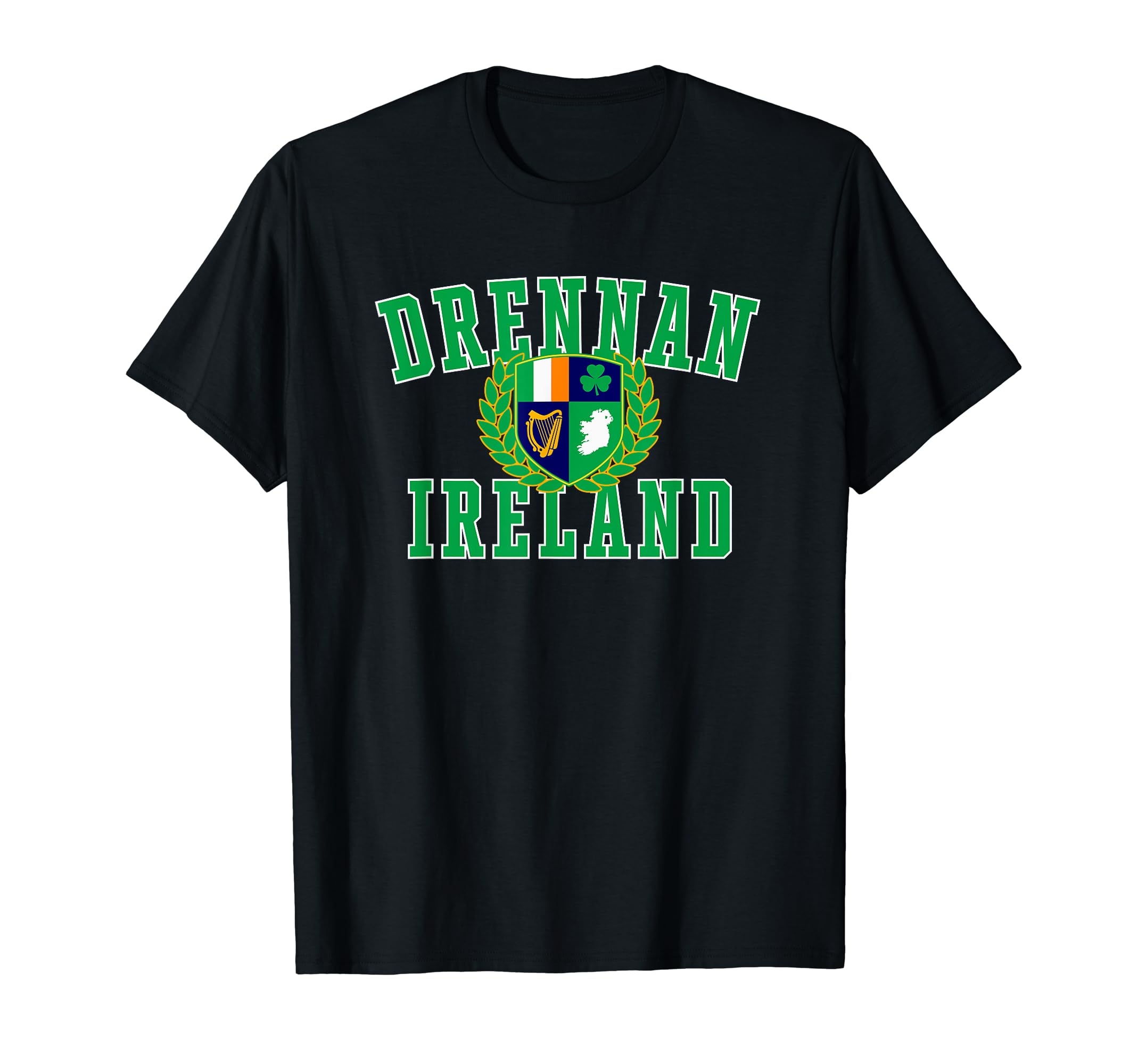 Irish Surname Drennan Ireland Crest T-Shirt