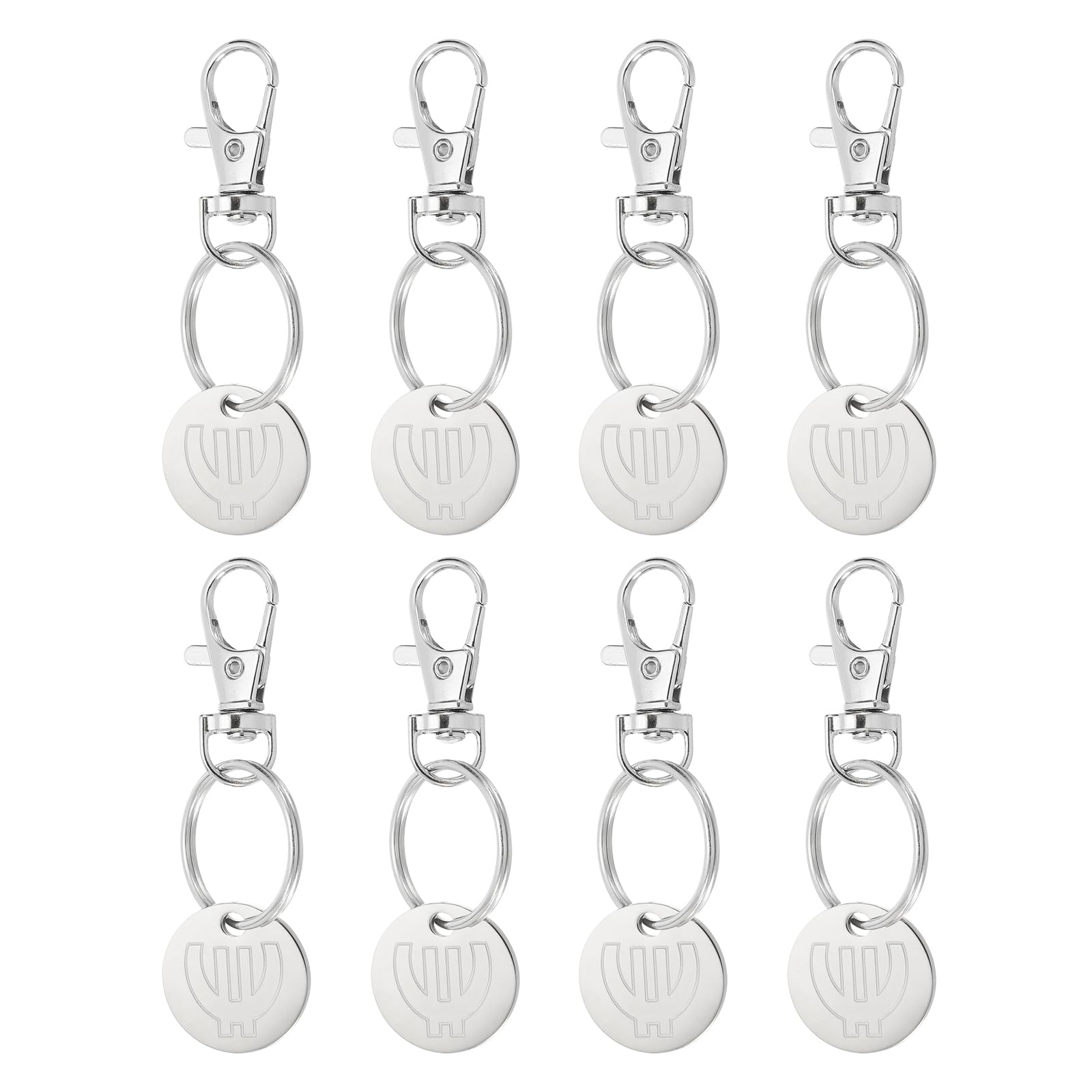 PATIKIL Shopping Trolley Token Key Ring