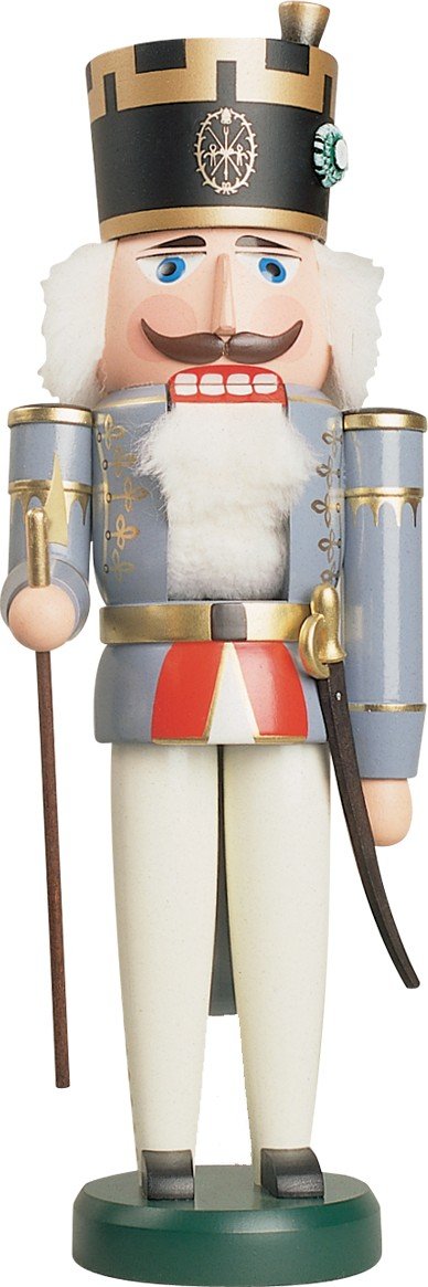Seiffener Volkskunst eG Nutcracker figure Christmas original Seiffen Offiziant 38cm Erzgebirge NEW