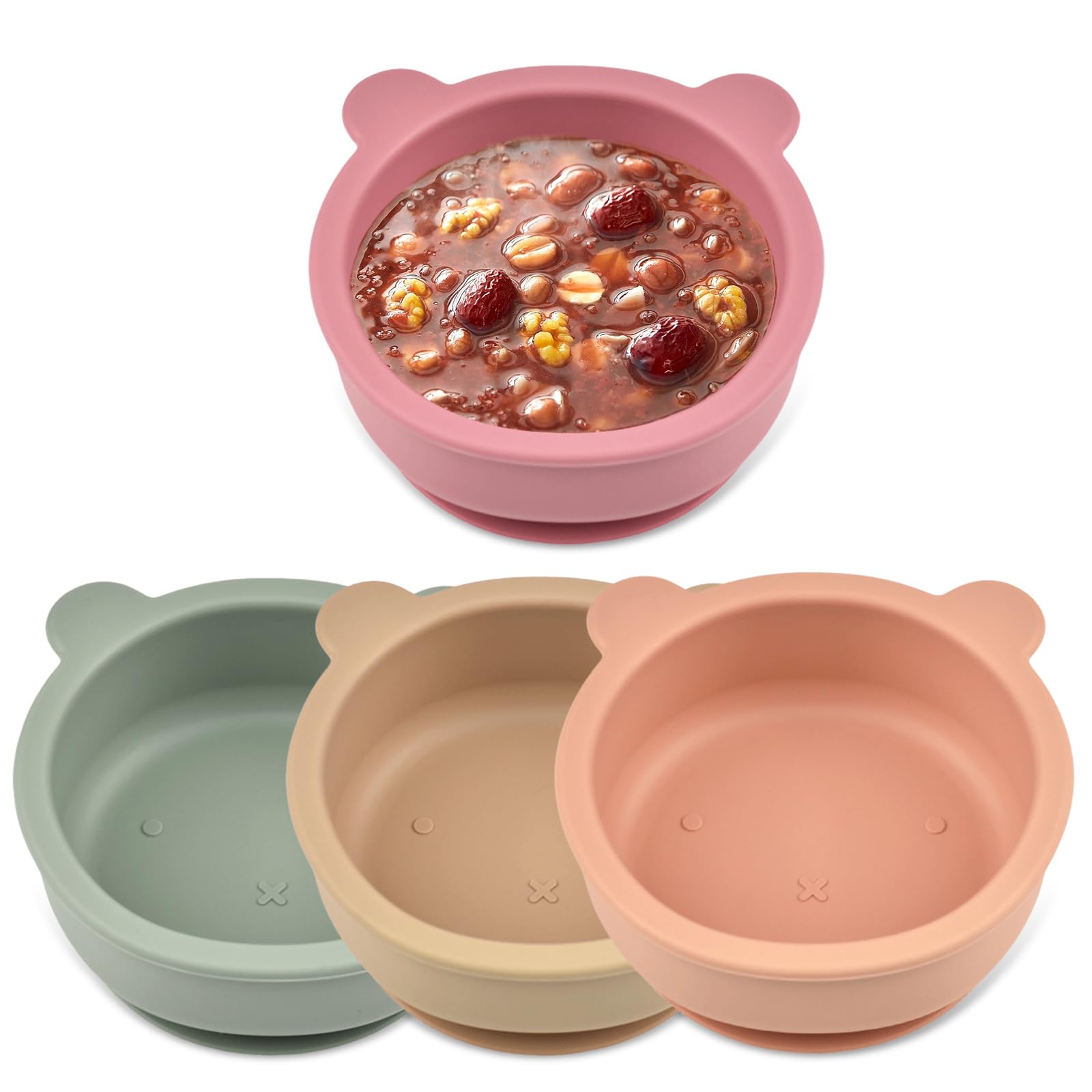 Ciotola In Silicone Con Ventosa Chicco - Per Pappa Bebè 6+ Mesi - Rosa, Lavabile In Lavastoviglie - Foto 11