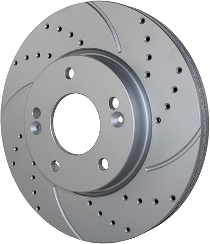 Miniatura 2 de Juego de 2 rotores de disco de freno para Hyundai Elantra GT Elantra Coupe Kona Veloster Venue Kia Forte Koup Forte Koup Forte Koup Forte5 Seltos