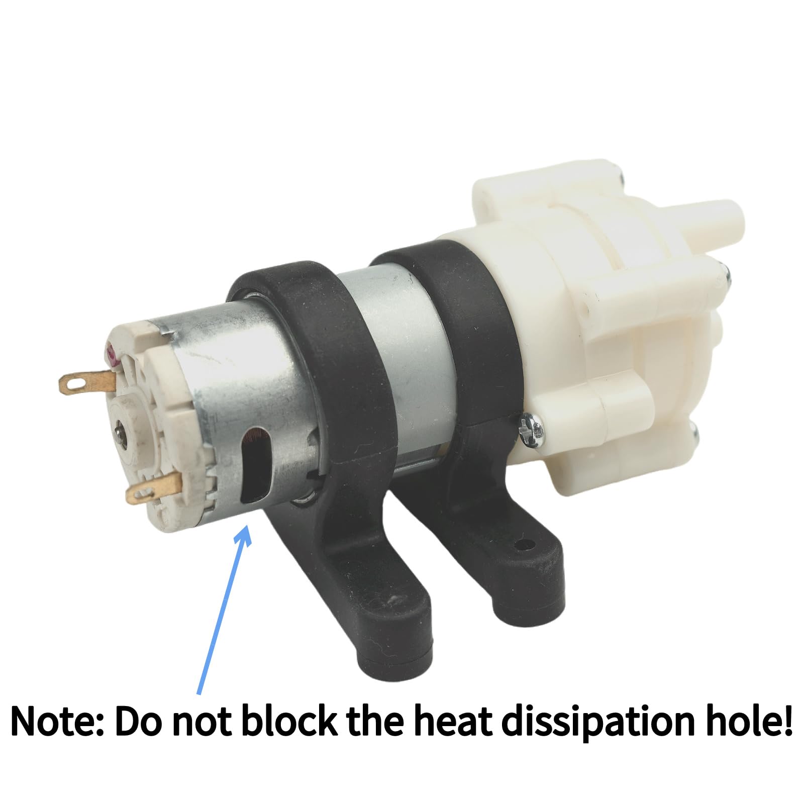 CONQUERALL DC 12V 385 Pompe à Eau Pompe à diaphragme Filtre à Eau avec Alimentation pour bonsaï wigwam