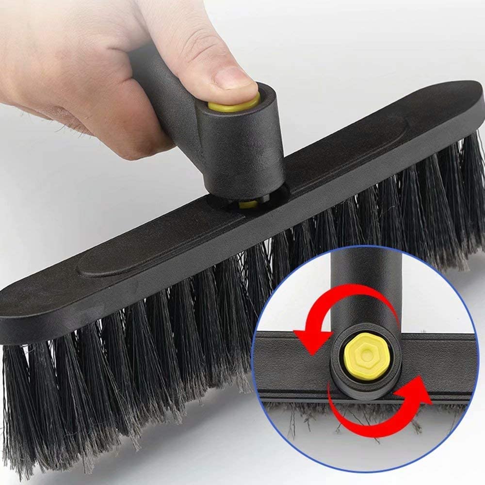 Grattoir à Glace Brosse à Neige pour Voiture 2in1 Neige Mousse grattage enlèvement Gonflable Neige Moteur Rotatif tête de Brosse