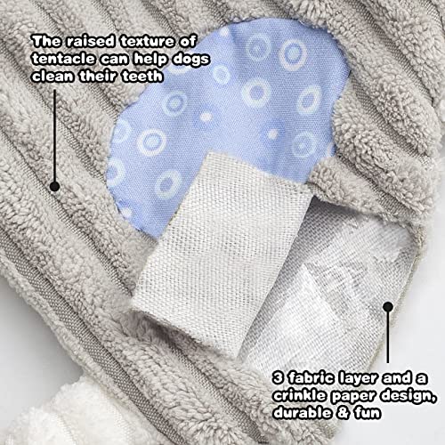Dog Squeaky Toys, No Stuffing Plush Crinkle Dog Toy, 4 Pack Animal Cute Stuffless Puppy Toy, Interactive Chew Dog Toy Pet Birthday Gifts Unstuffed For Small & Medium Breeds #TOP4