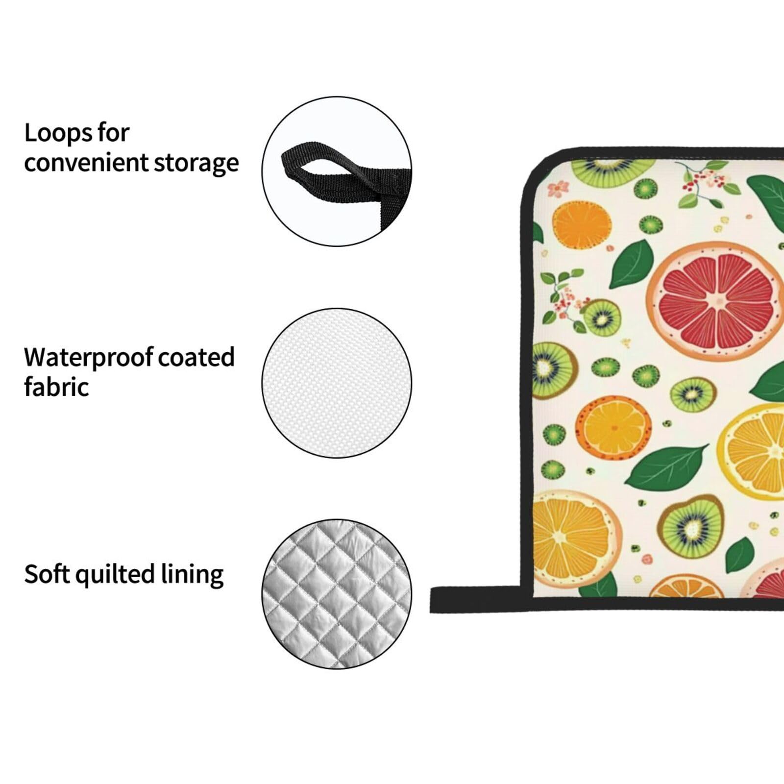 Maniques de Cuisine Gants de Cuisson Lavable en Machine Facile a Nettoyer