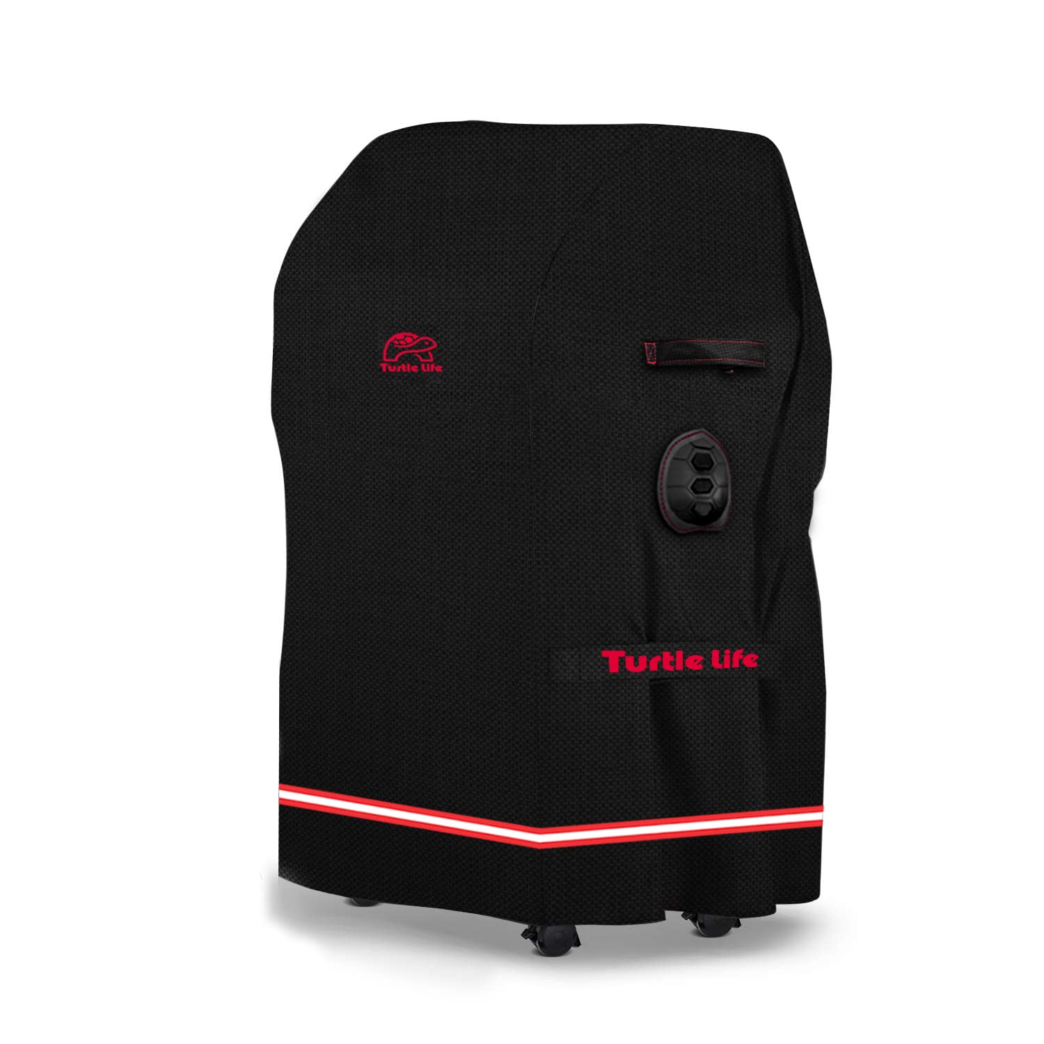 Turtle Life BBQ Grill Cover, 32 Inch Heavy Duty Waterproof 2 Burner Barbecue Gas Grill Covers for Weber Spirit Char-Broil Performance, Black