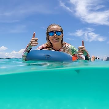 Funwater Body Board Beach Boogie Board Lightweight PVC Core Surfboard for Beach and Pool with Wrap Wrist Strap Perfect Surfing for Teens and Adults