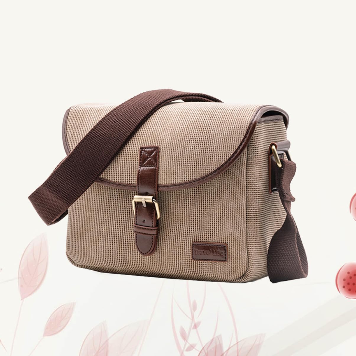 HOMSFOU Borsa Per Fotocamera Tela Oxford Design Leggero e Anti-urto Organizer Per e Per Uso Quotidiano e Viaggi