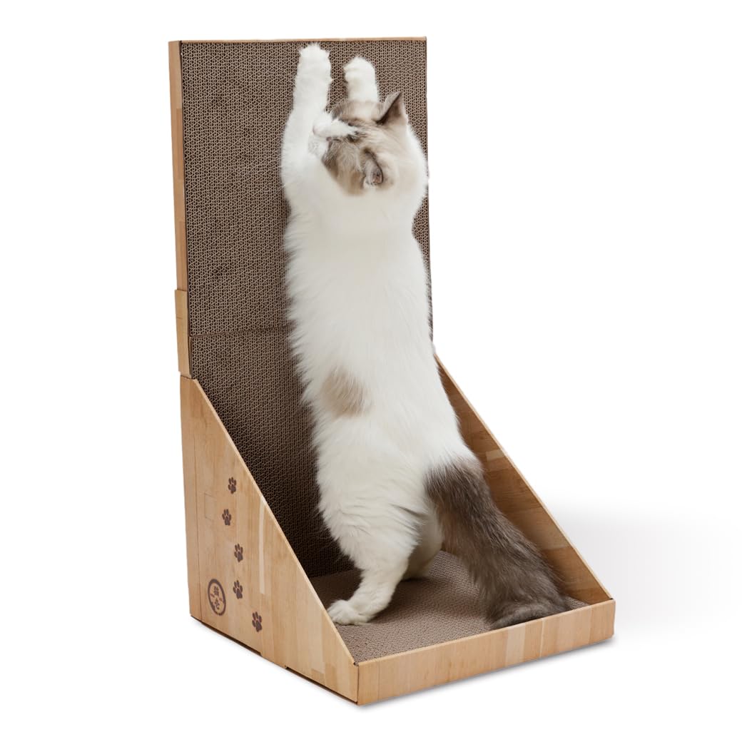 猫壱 バリバリボード 爪研ぎ ライトブラウン