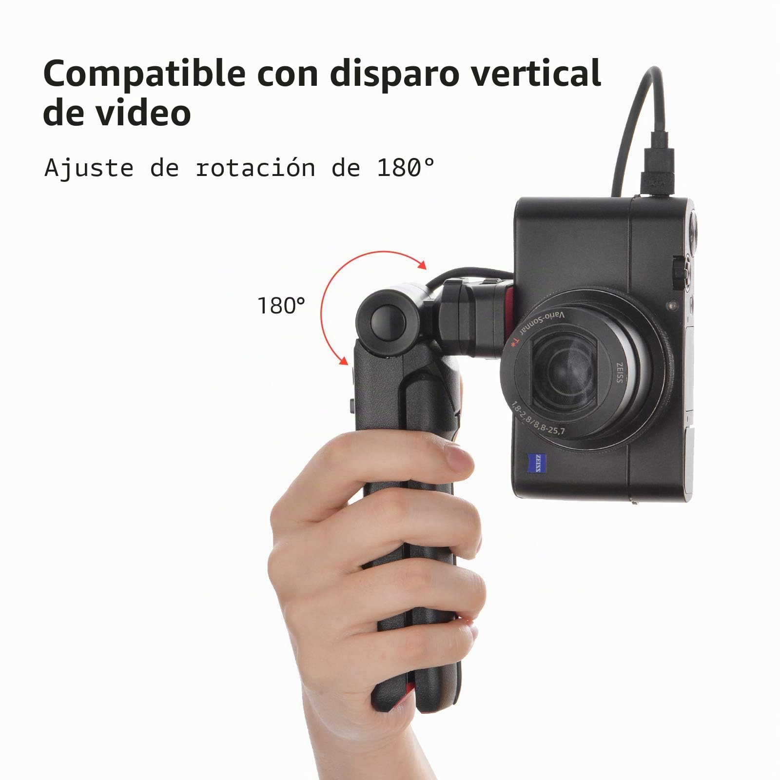 Newmowa Mini trípode portátil de Mano para Sony ZV1 RX100 VII M1 M2 M3 M4 M5 M6 M7 A6000 a6100 a6300 A6400 A6500 A6600