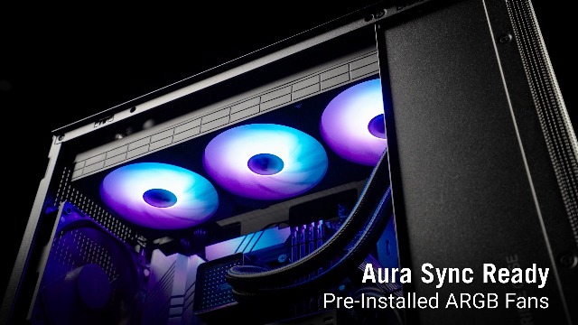 Image of ASUS Prime LC 360 ARGB All-in-one AIO CPU Liquid Cooler AMD: AM5 & AM4 Intel: LGA 1851, 1700, 1200, 115x Specially Designed CPU Contact Area, Infinity Mirror, pre-Installed ARGB Fans, 6 Year Warranty