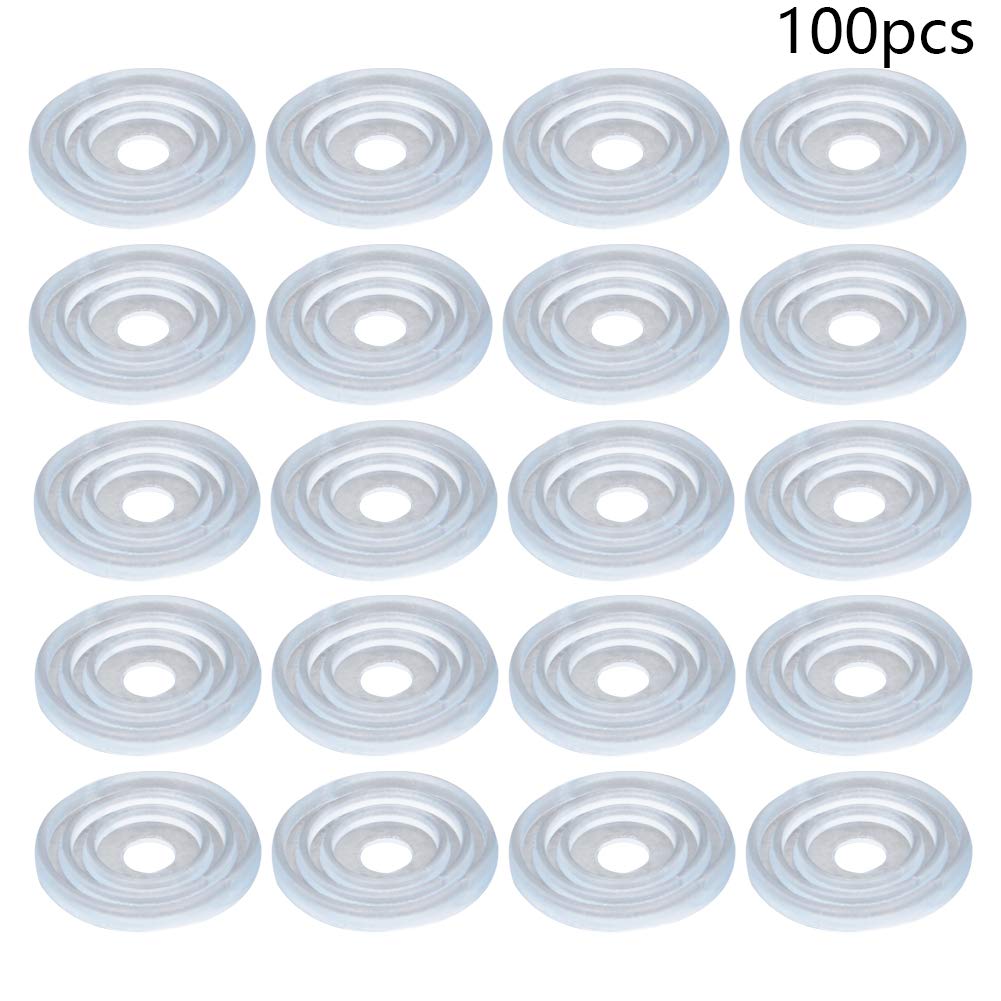 Silicone Pare-choc 5mm Filetage Diamètre Verre Table Cabinet 10 Pcs