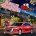 Angooni Charming Christmas Car Decoration, Festive Reindeer Car Kit,Reindeer Antlers & Nose, Christmas Lights, Nice Gift for Families & Friends, Suitable for Jeeps, Trucks, Golf Carts...