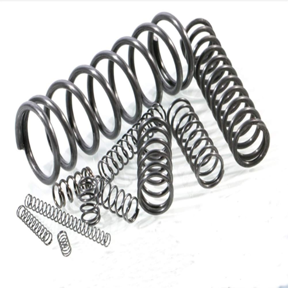 JIYAMI'EN EL HH. Hhua. 10pcs Acciaio al Carbonio Primavera Filo Diametro 2 Millimetri di Compressione della Molla Diametro Esterno 10-30mm Lunghezza 15-100mm (Size : W2mmOD11mm L70mm)