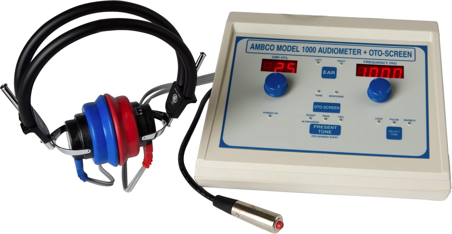 Ambco Model 1000+ Audiometer with OTO-Screen