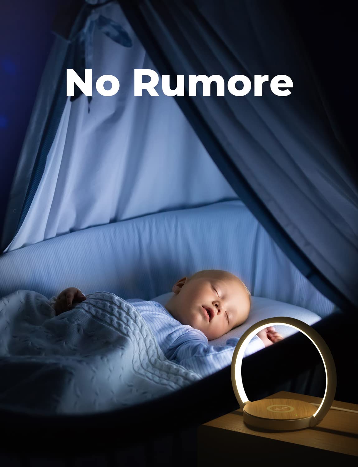 Lampada da Comodino a 3 intensità con Caricabatterie Wireless Controllo Touch Lampada da Tavolo Lampada da Scrivania | Design Moderno, Per Camera Da Letto, Scrivania, Soggiorno, Luce Notturna a LED