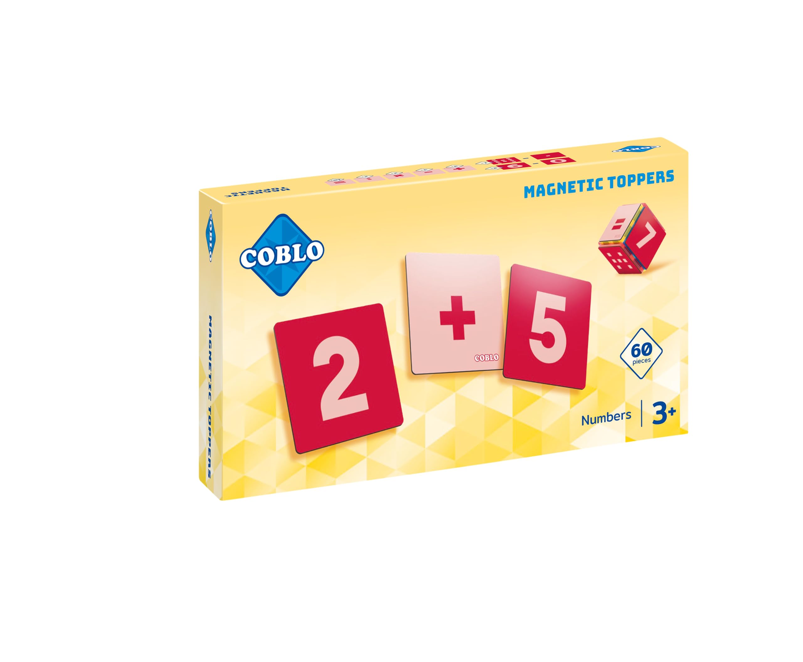 Coblo Magnetische Zahlen Set 60 Stück - Magnetspielzeug - Geschenk 3 Jahre
